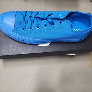 Converse low top aqua